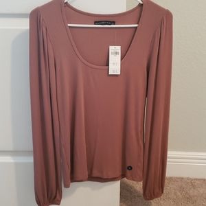 NWT Abercrombie long sleeve in mauve